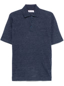 Brunello Cucinelli Linen Polo Sweater