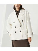 Brunello Cucinelli Leinen und Baumwoll Caban