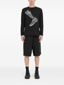 Mm6 x salomon bedrukt t -shirt