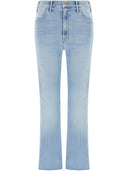 Moeder de Hustler enkel Fray denim jeans