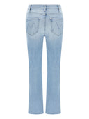 Moeder de Hustler enkel Fray denim jeans