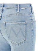 Moeder de Hustler enkel Fray denim jeans