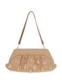 Themoire' Emera Fringed Clutch