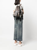 Ganni Tech Leopard Print -rygsæk