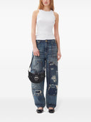 Ganni bucky lille nylon crossbody taske