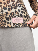Camiseta de estampado de leopardo de Ganni