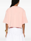 Fendi Logo Baumwoll -T -Shirt