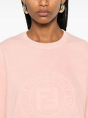 Fendi Logo Baumwoll -T -Shirt