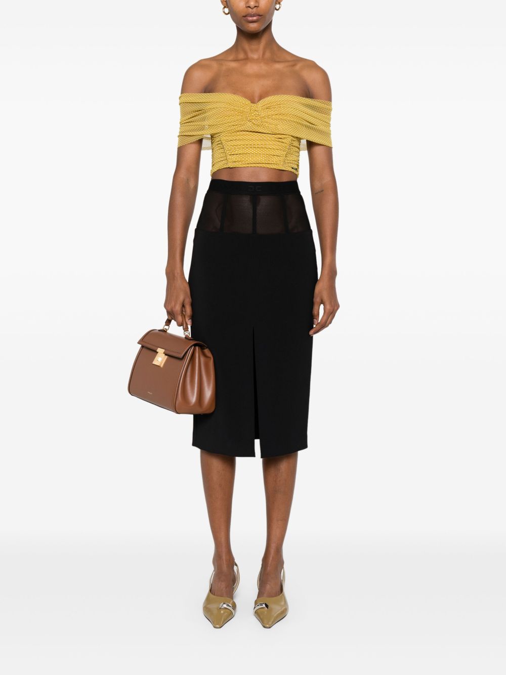 Elisabetta Franchi Midi Skirt