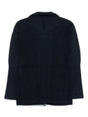 Homme Plisse' Issey Miyake Pleated Zipped Shirt