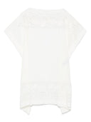 Ermanno Scervino Embroidered Silk Short Dress