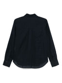 Camicia classica di cotone chiusa