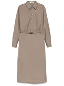 Fendi Baumwolle und Seidenmischhemdkleid
