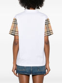 Burberry Check Cotton T Shirt