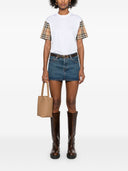 Burberry Check Cotton T Shirt