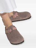 Birkenstock Boston Suede Leather Slippers