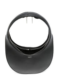 Bolso de hombro de cuero deslizante de coperni