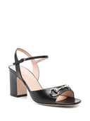 Gucci Lady Horsebit Leather Sandals