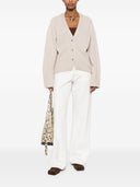 Soft Goat Cashmere V Necked Cardigan
