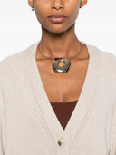Soft Goat Cashmere V Necked Cardigan