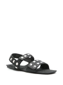 Khaite Boden Leather Flat Sandals