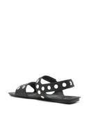 Khaite Boden Leather Flat Sandals