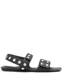 Khaite Boden Leather Flat Sandals