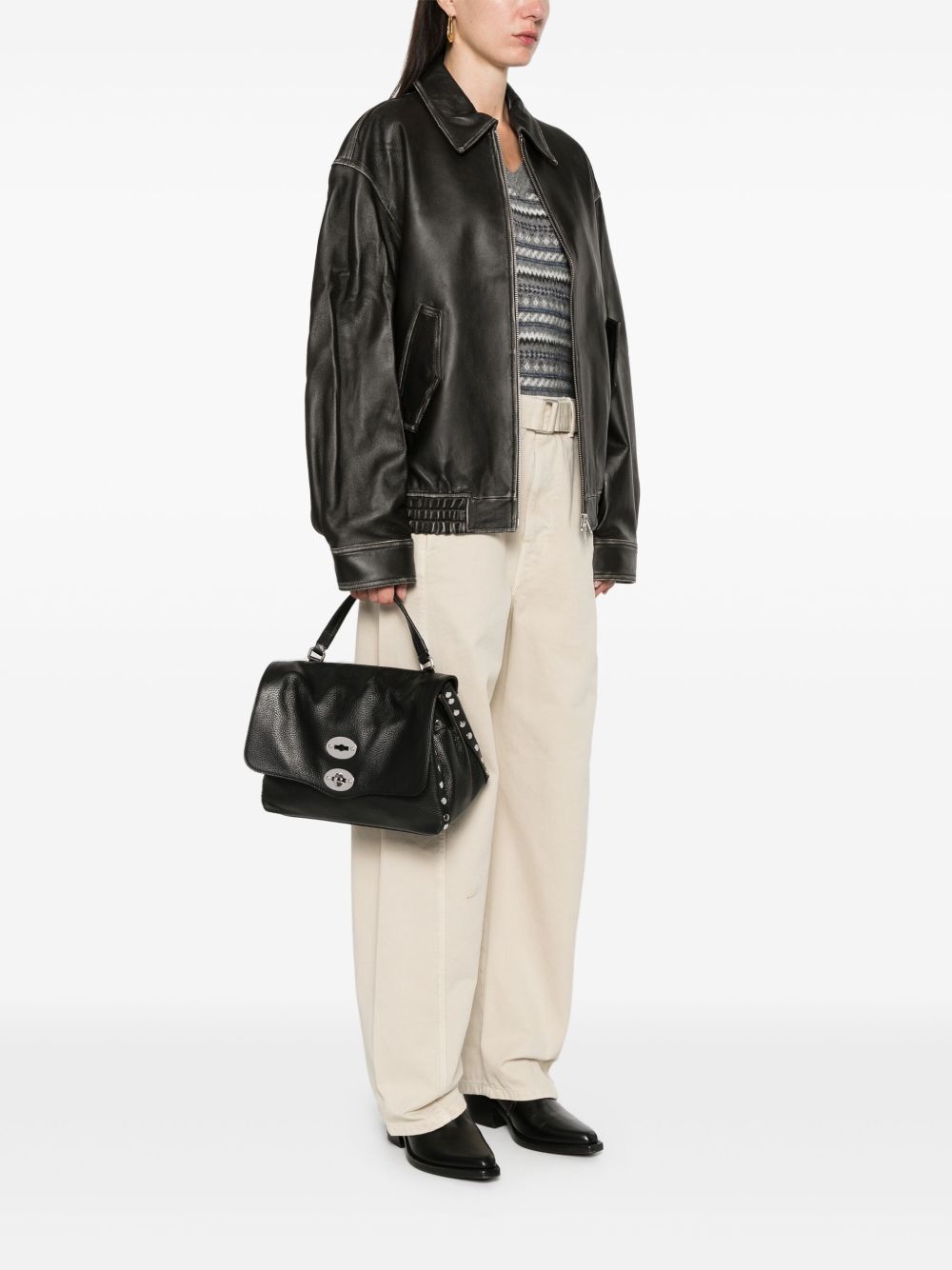 Zanellato Postina Daily Small Leather Handbag