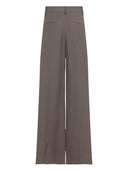 Brunello Cucinelli Linen Trousers With Shiny Details