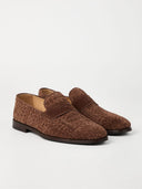 Brunello Cucinelli vevet semsket Penny Loafer