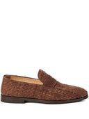 Brunello Cucinelli vevet semsket Penny Loafer