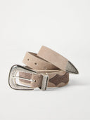 Brunello Cucinelli Laether Bicolor Belt