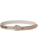Brunello Cucinelli Laether Bicolor Belt