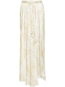 Forte Forte Printed Satin Long Skirt