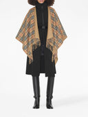 Burberry Check Wool Cape