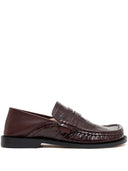 Loewe Campo Leather Loafers