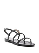 Saint Laurent Cassandre skinnsandaler