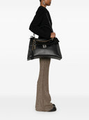 Balenciaga Hourglass Large Leather Handbag