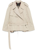 Balenciaga Cotton Cropped Trench Coat