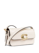 Bolso de hombro de cuero de entrenador Zoe