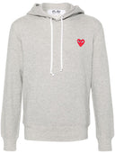 Comme Des Garcons Emblem Heart Cotton Hoodie
