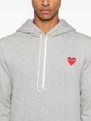 Comme Des Garcons Emblem Heart Cotton Hoodie