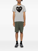 Comme Des Garcons Black Heart Cotton T Shirt