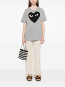 Comme Des Garcons Black Heart Cotton T Shirt