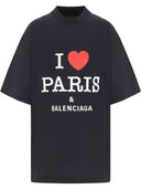 Balenciaga I Love Paris Cotton T Shirt