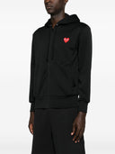 Comme des garcons emblem heart algodón sudadera