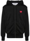 Comme des garcons emblem heart algodón sudadera