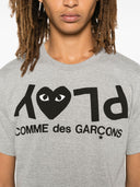 Comme Des Garcons Logo Cotton T Shirt