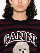 Ganni Poodle Wool Crewneck Sweater