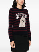Ganni Poodle Wool Crewneck Sweater